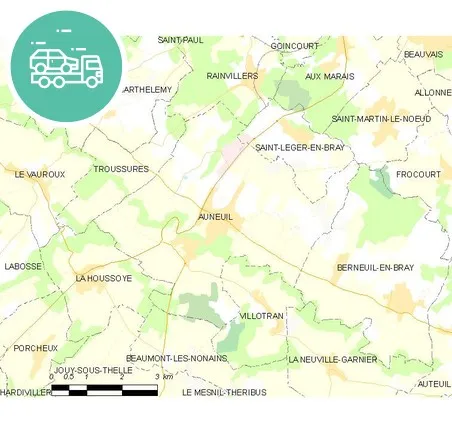 intervention épaviste à Auneuil