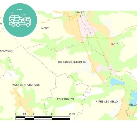intervention épaviste à Balagny-sur-Thérain
