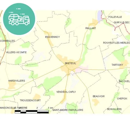 intervention épaviste à Breteuil