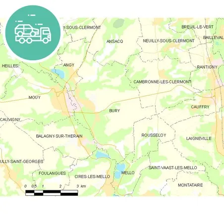 intervention épaviste à Bury