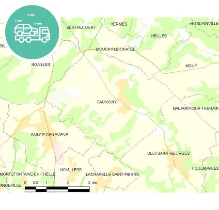 intervention épaviste à Cauvigny