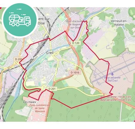 intervention épaviste à Creil