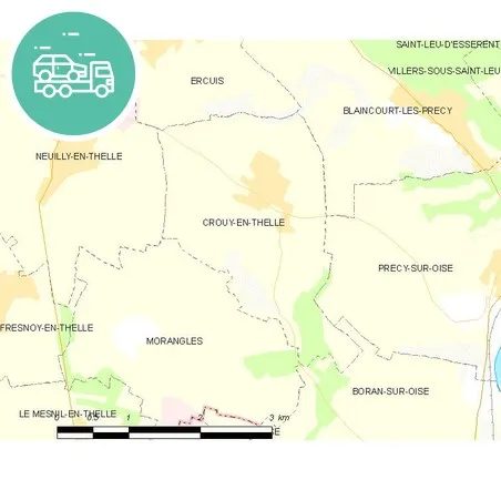 intervention épaviste à Crouy-en-Thelle