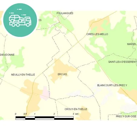 intervention épaviste à Ercuis