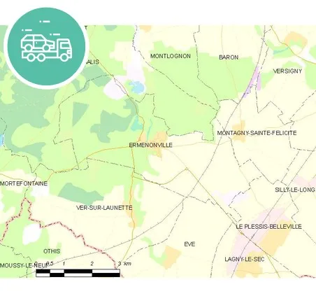 intervention épaviste à Ermenonville