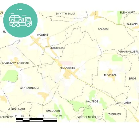 intervention épaviste à Feuquières