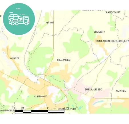 intervention épaviste à Fitz-James