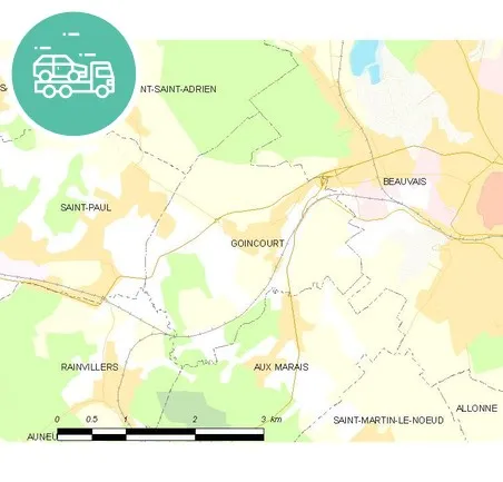 intervention épaviste à Goincourt
