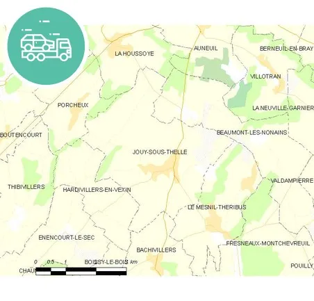 intervention épaviste à Jouy-sous-Thelle
