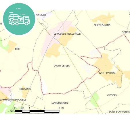 intervention épaviste à Lagny-le-Sec