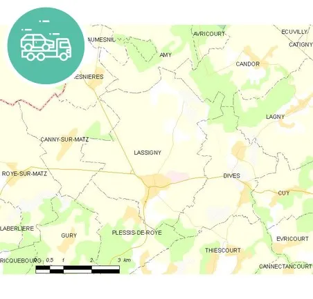 intervention épaviste à Lassigny