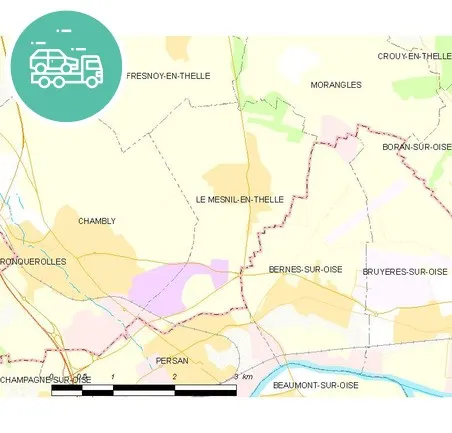 intervention épaviste à Mesnil-en-Thelle