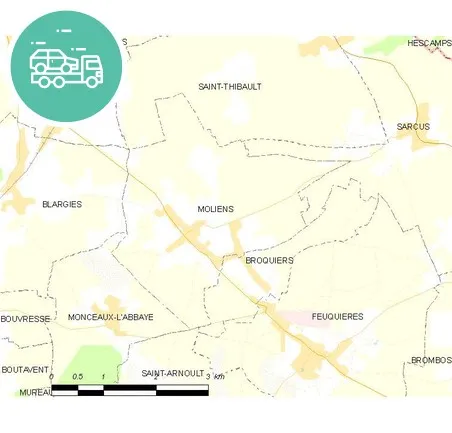 intervention épaviste à Moliens