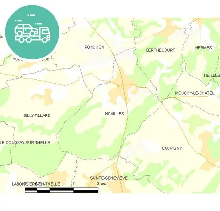 intervention épaviste à Noailles