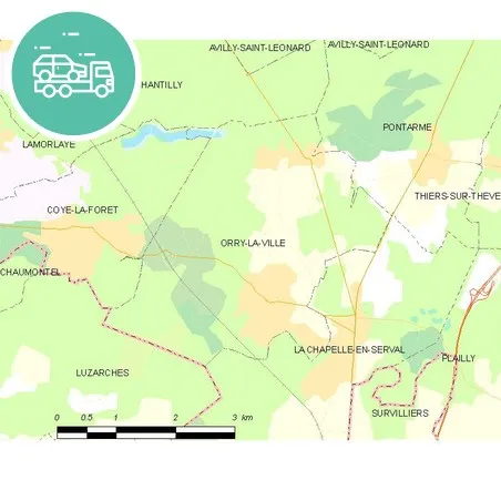 intervention épaviste à Orry-la-Ville