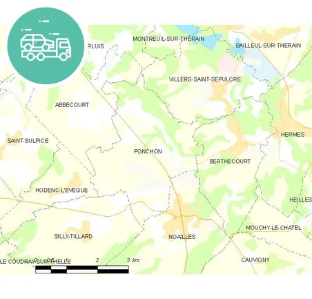intervention épaviste à Ponchon