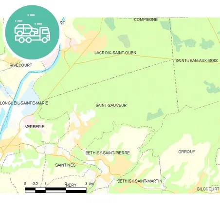 intervention épaviste à Saint-Sauveur