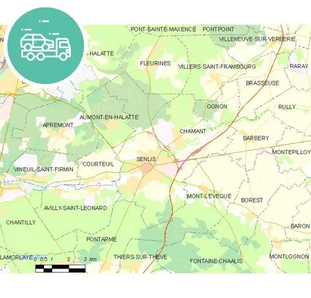 intervention épaviste à Senlis