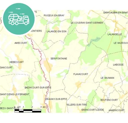 intervention épaviste à Sérifontaine