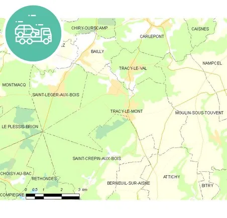 intervention épaviste à Tracy-le-Mont
