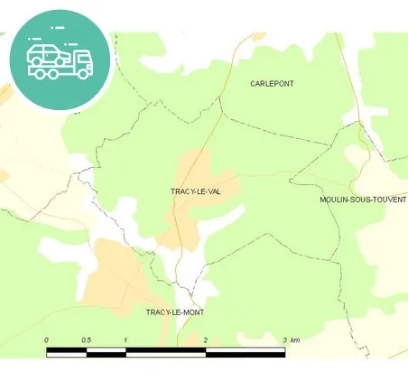 intervention épaviste à Tracy-le-Val