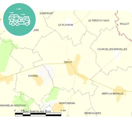 intervention épaviste à Tricot