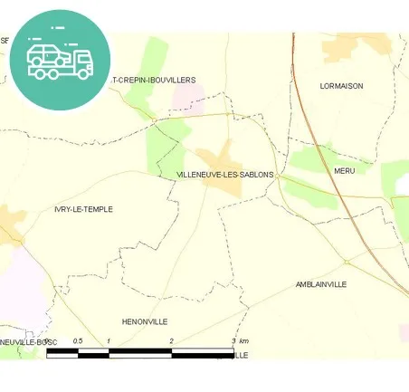 intervention épaviste à Villeneuve-les-Sablons