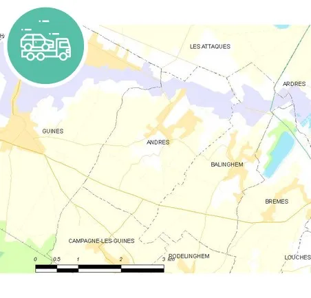 intervention épaviste à Andres