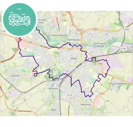 intervention épaviste à Arras