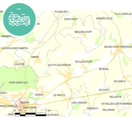 intervention épaviste à Auchy-lès-Hesdin