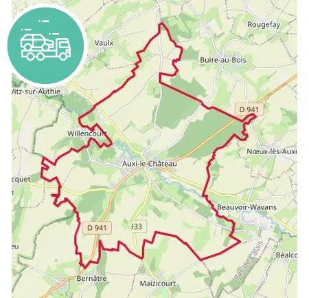 intervention épaviste à Auxi-le-Château