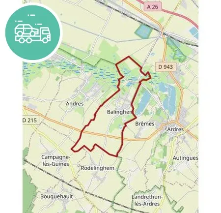 intervention épaviste à Balinghem