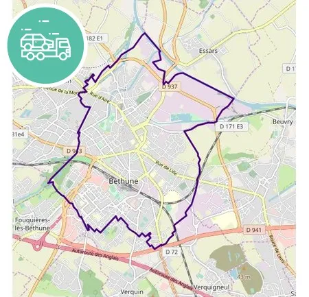 intervention épaviste à Béthune