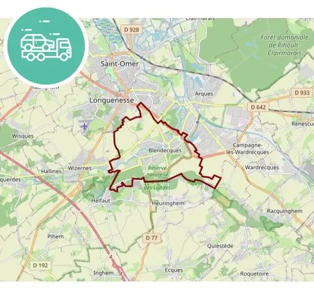 intervention épaviste à Blendecques