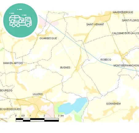 intervention épaviste à Busnes