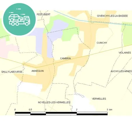 intervention épaviste à Cambrin