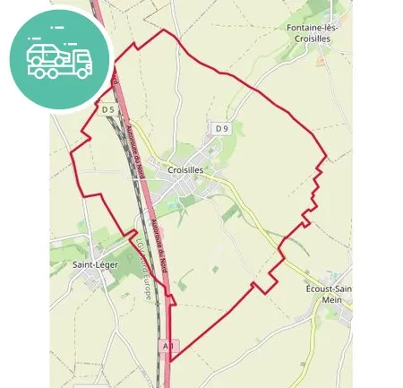 intervention épaviste à Croisilles