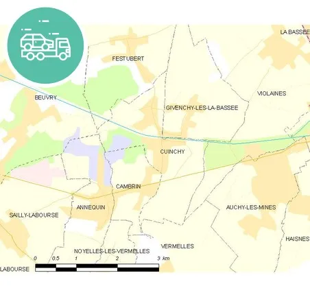 intervention épaviste à Cuinchy