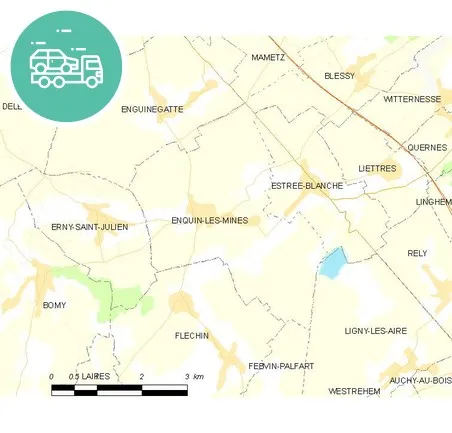 intervention épaviste à Enquin-lez-Guinegatte