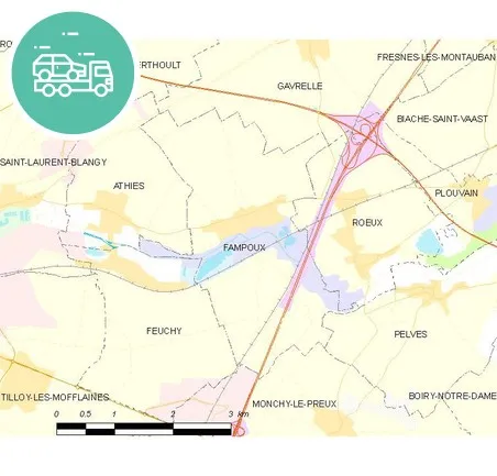 intervention épaviste à Fampoux