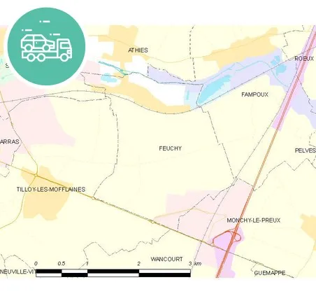 intervention épaviste à Feuchy