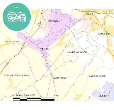 intervention épaviste à Fréthun