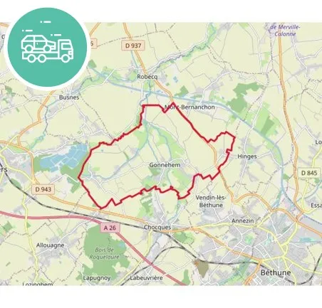intervention épaviste à Gonnehem