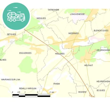 intervention épaviste à Hallines
