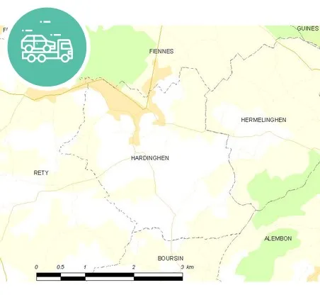 intervention épaviste à Hardinghen