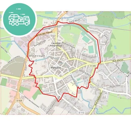 intervention épaviste à Hesdin