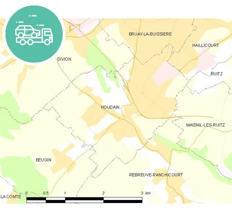 intervention épaviste à Houdain