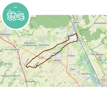 intervention épaviste à Houlle