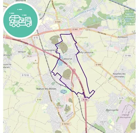 intervention épaviste à Labourse