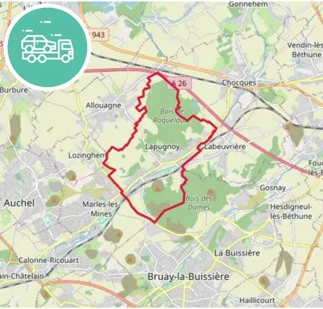 intervention épaviste à Lapugnoy